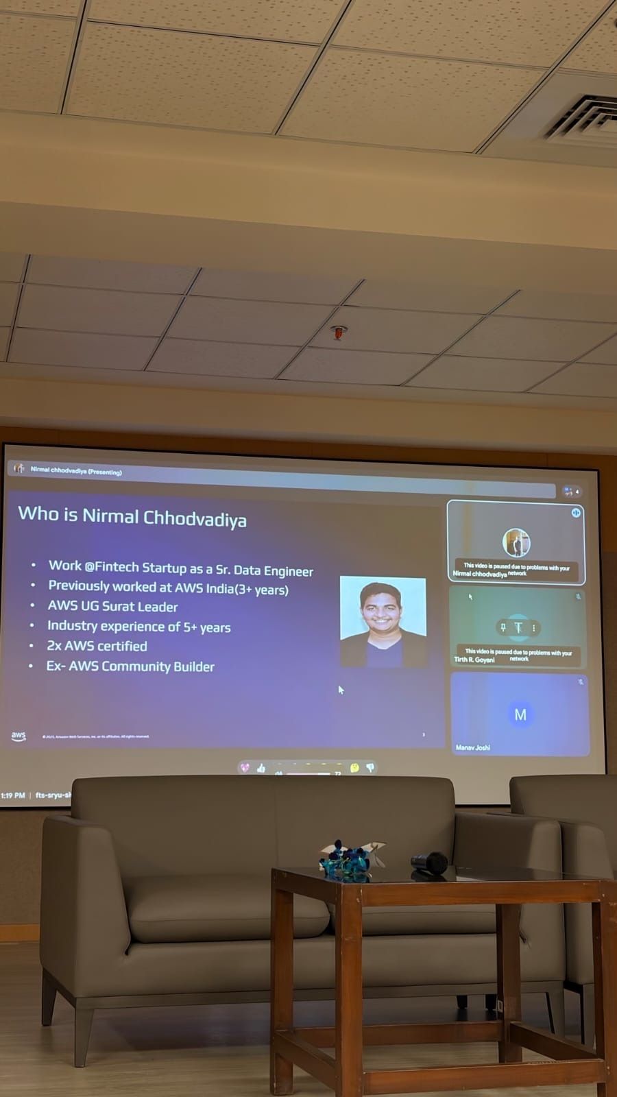 Online expert session