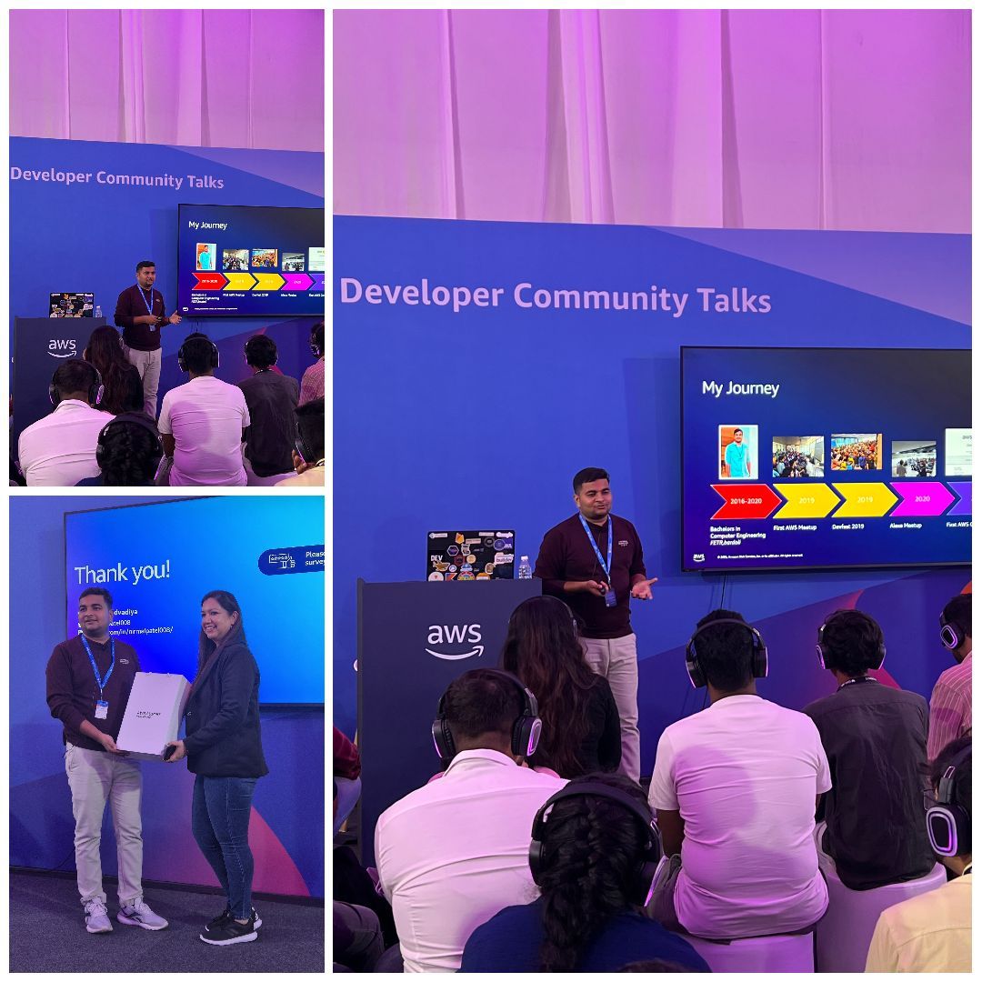 AWS Summit Bengaluru Developer Community Talks